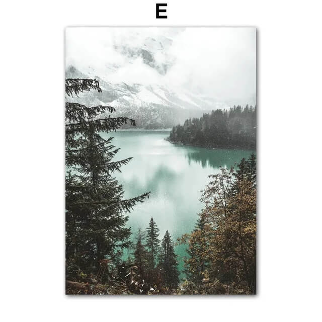 Autumn Panoramic Landscape Fine Art Canvas Print