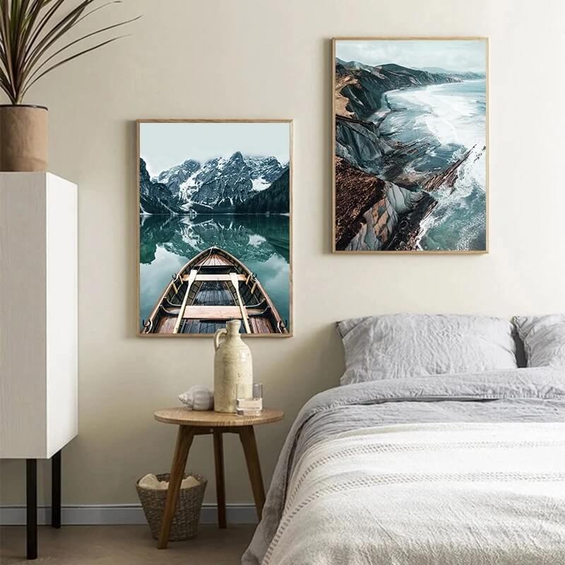 Nature Landscape Mountain Lake Wall Art