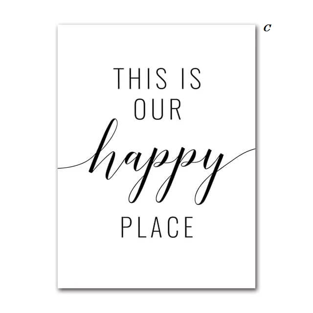 Family Inspirational Quotes Canvas Print