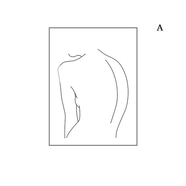 Abstract Line Figure Woman Canvas Print