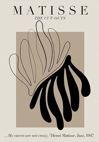 Minimalist Abstract Painting Henry Matisse Canvas Print