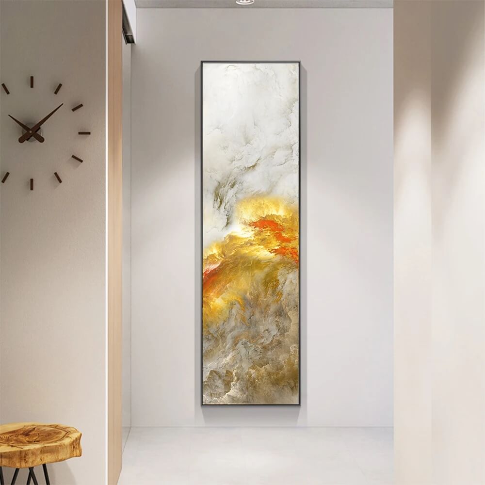 Abstract Cloud Sky Slim Canvas Prints Vertical Format Wall Art