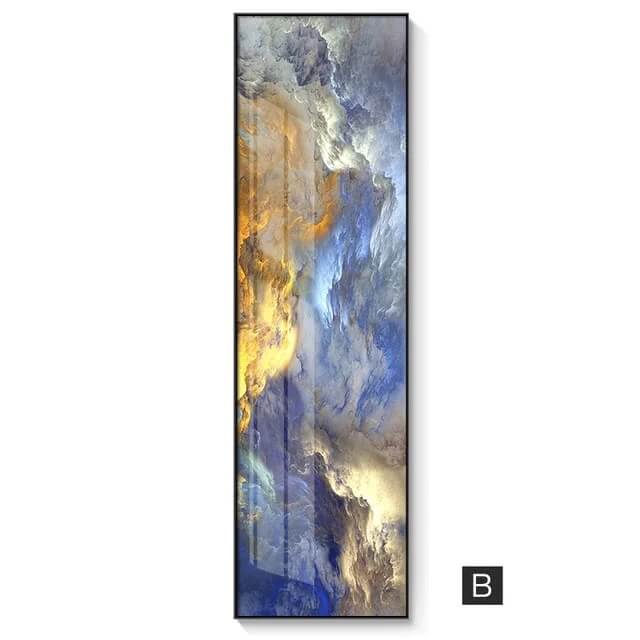 Abstract Cloud Sky Slim Canvas Prints Vertical Format Wall Art