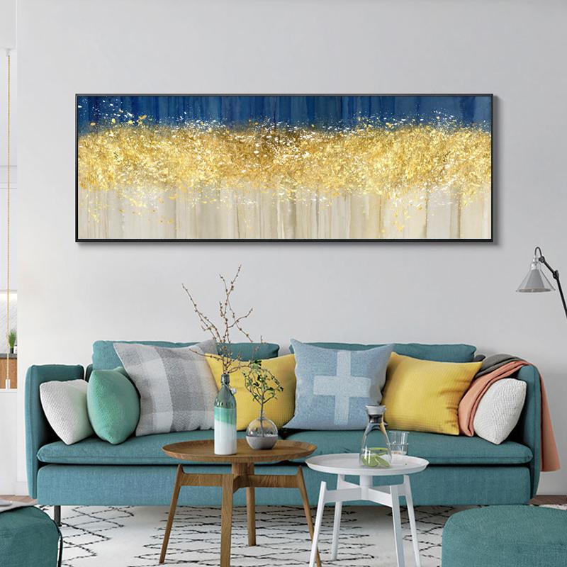 Abstract Golden Big Format Canvas Print