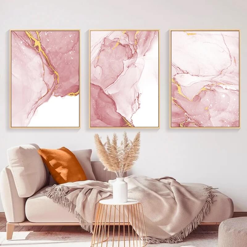 Abstract Marble Liquid Canvas Print Wall Art