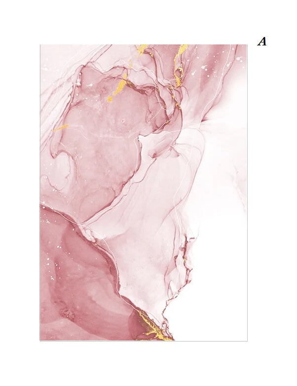 Abstract Marble Liquid Canvas Print Wall Art