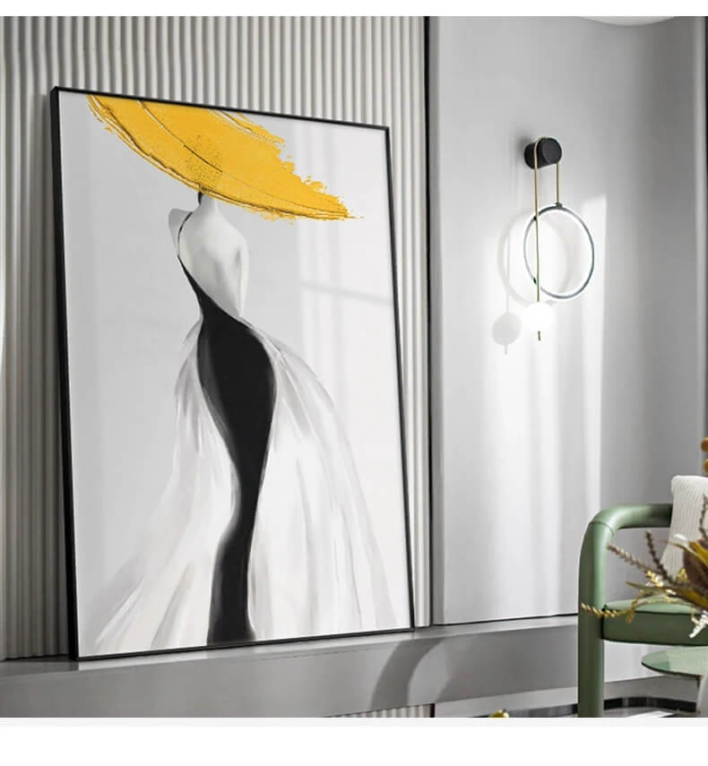 Abstract Minimalist Woman Wall Art