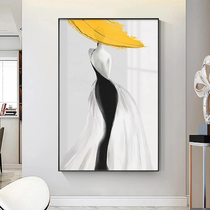 Abstract Minimalist Woman Wall Art
