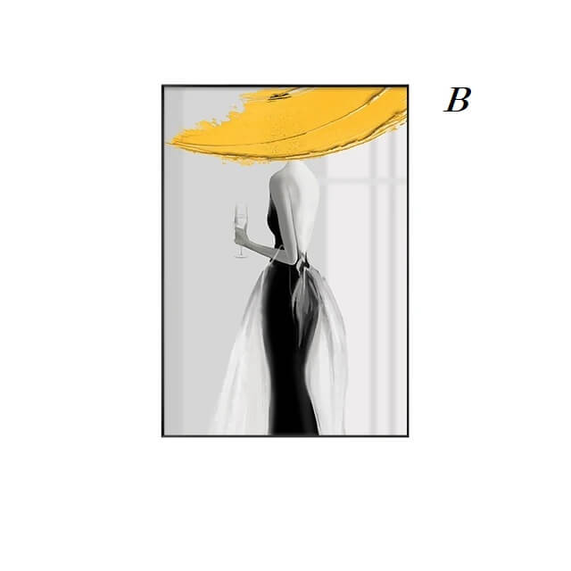 Abstract Minimalist Woman Wall Art