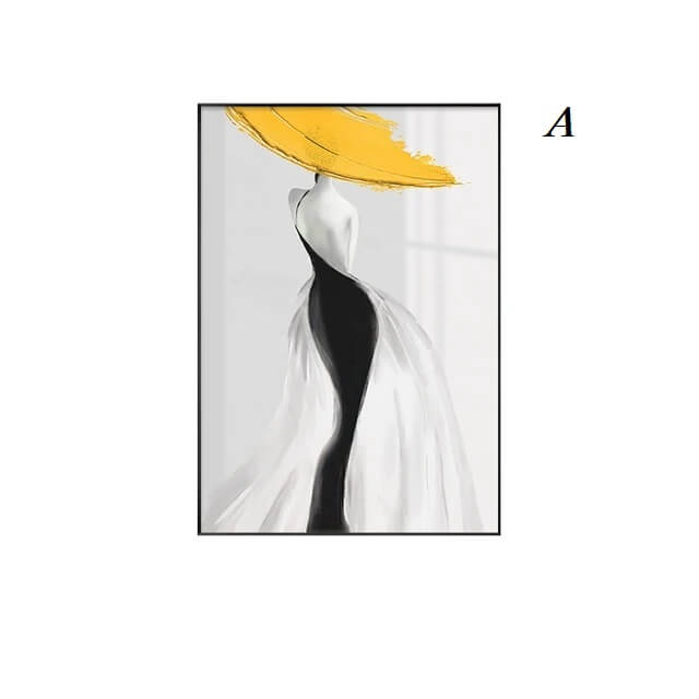 Abstract Minimalist Woman Wall Art