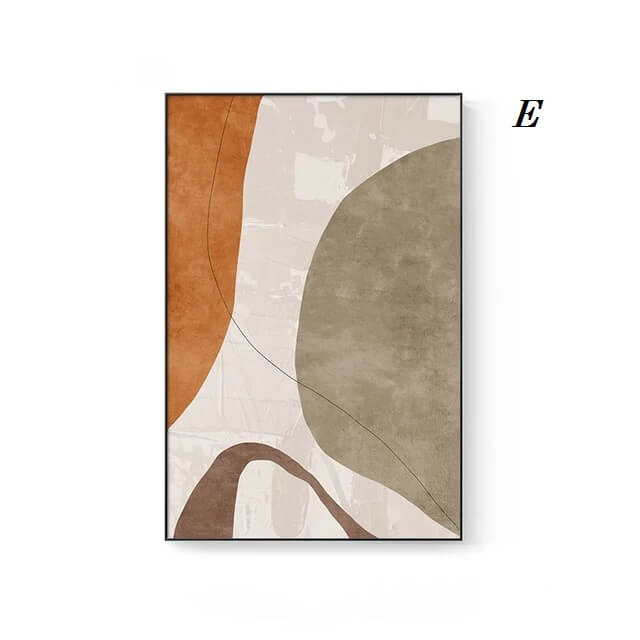 Abstract Modern Pastel Canvas Print