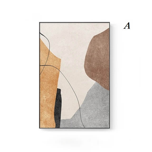 Abstract Modern Pastel Canvas Print