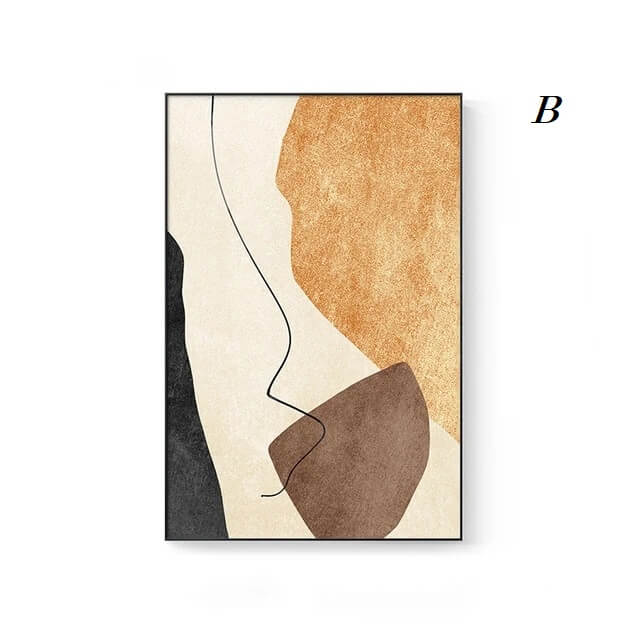 Abstract Modern Pastel Canvas Print