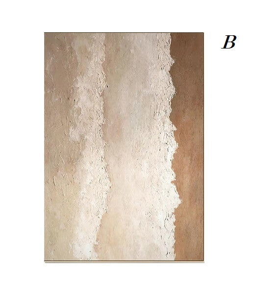 Abstract Pastel Brown Beige Canvas Prints
