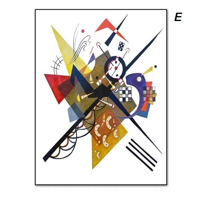 Abstract Watercolor Kandinsky Graphics Artwork Canvas Prints