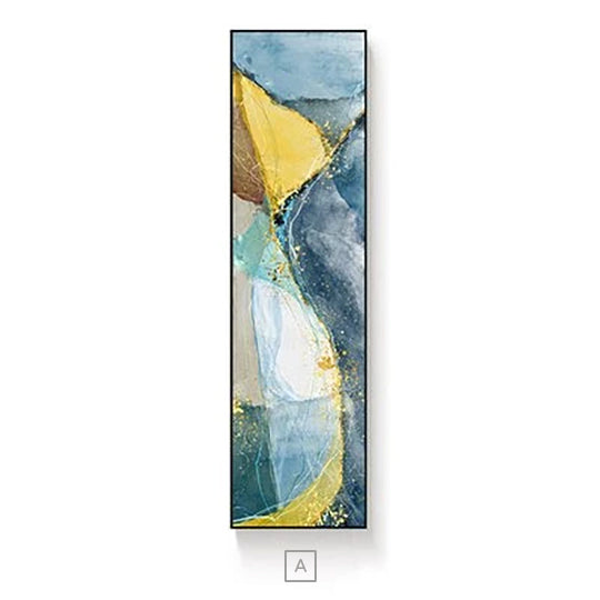 Abstract Geomorphic Vertical Strip Canvas Prints