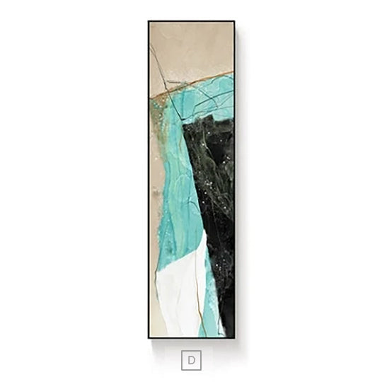 Abstract Geomorphic Vertical Strip Canvas Prints