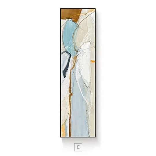 Abstract Geomorphic Vertical Strip Canvas Prints