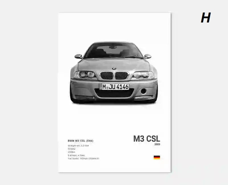 Black White Luxury Sport Racing Car Motorsport Canvas Print