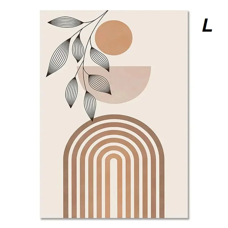 Bohemian Pastel Geometric Wall Art Canvas Prints