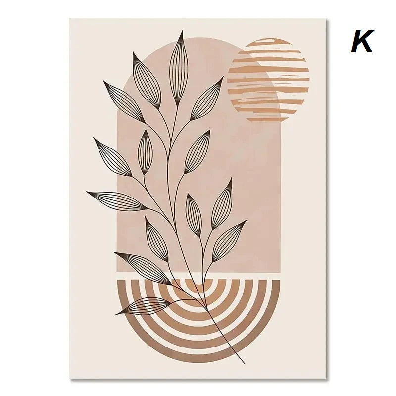 Bohemian Pastel Geometric Wall Art Canvas Prints