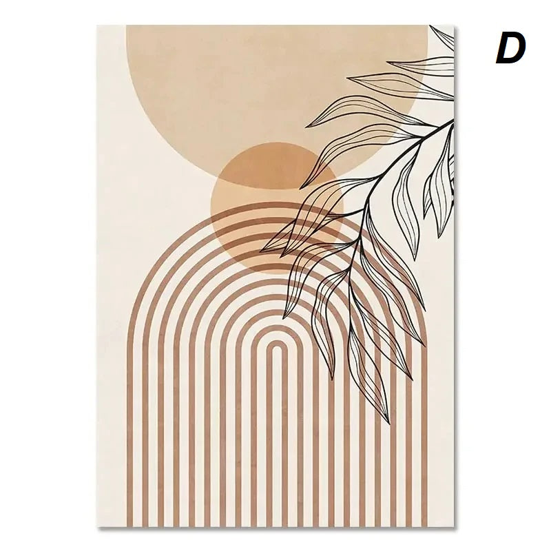 Bohemian Pastel Geometric Wall Art Canvas Prints