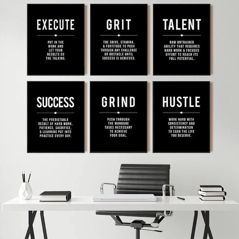 Entrepreneurial Motivation Definition Canvas Wall Art