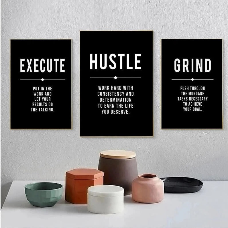 Entrepreneurial Motivation Definition Canvas Wall Art