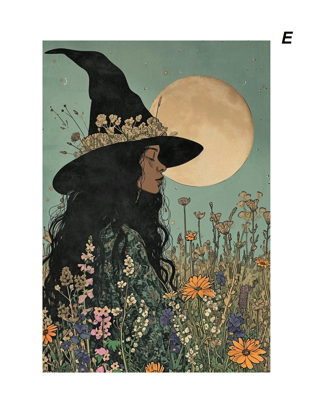 Dark Romantic Magical Enchanting Moon Witchcraft Canvas Prints