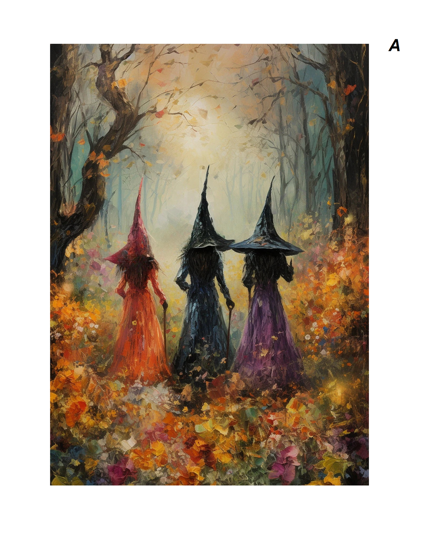 Dark Romantic Magical Enchanting Moon Witchcraft Canvas Prints