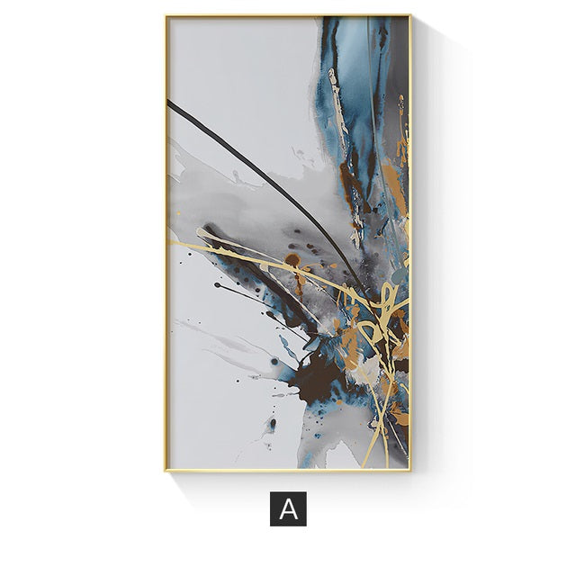 Abstract Ink Canvas Print
