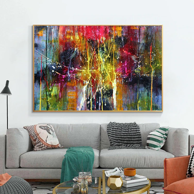 Sunset Abstract Canvas Print