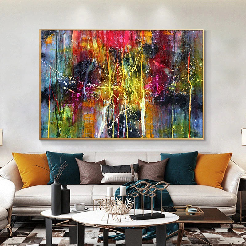 Sunset Abstract Canvas Print