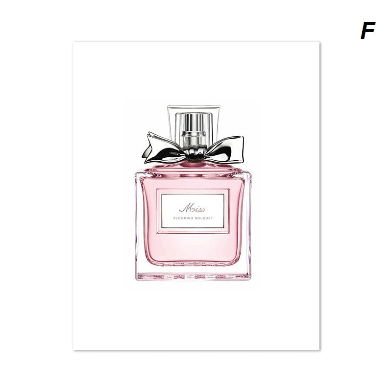 Fashion Blush Pink Perfume Flower Canvas Print