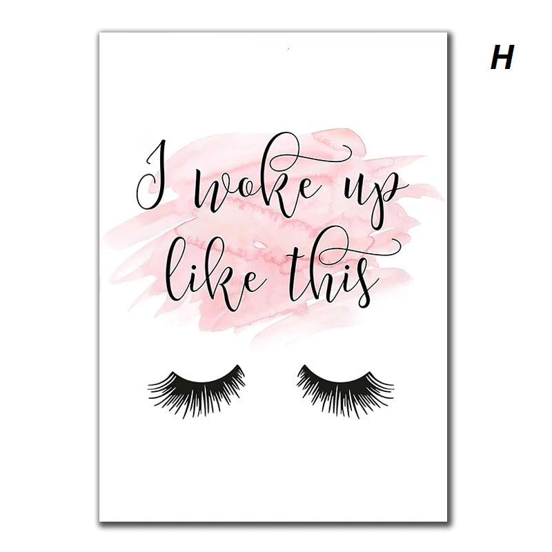 Fashion Perfume Inspirational Coco Chanel Quotes Wall Art