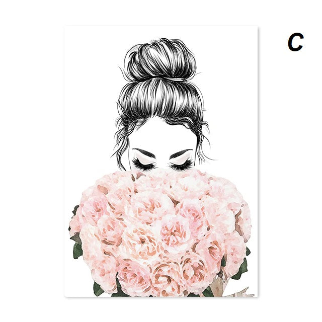 Fashion Perfume Inspirational Coco Chanel Quotes Wall Art