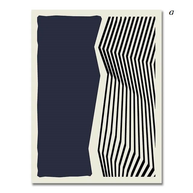 Fingerprint Abstract Geometric Wall Art