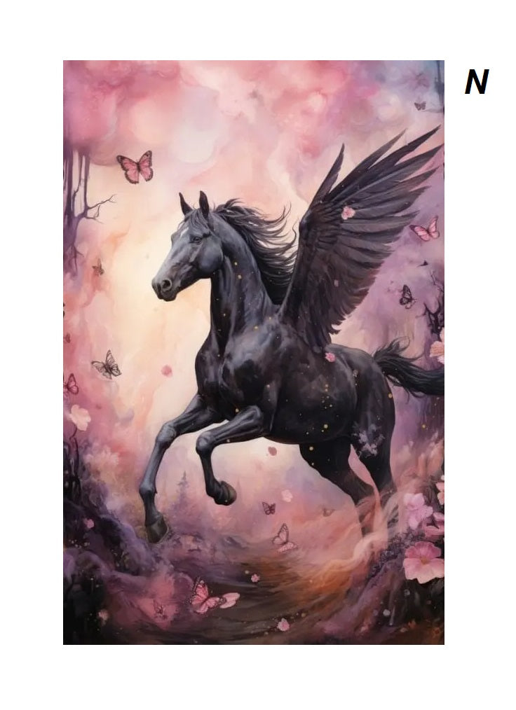 Gothic Retro Dark Academia Pink Flower Raven Castle Witchery Canvas Print