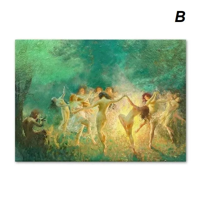 Joseph Tomanek Fire Dance Canvas Wall Art