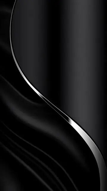 Minimalist Abstract Black Wall Art Golden Lines Canvas Print