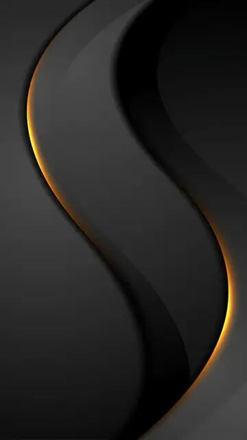 Minimalist Abstract Black Wall Art Golden Lines Canvas Print