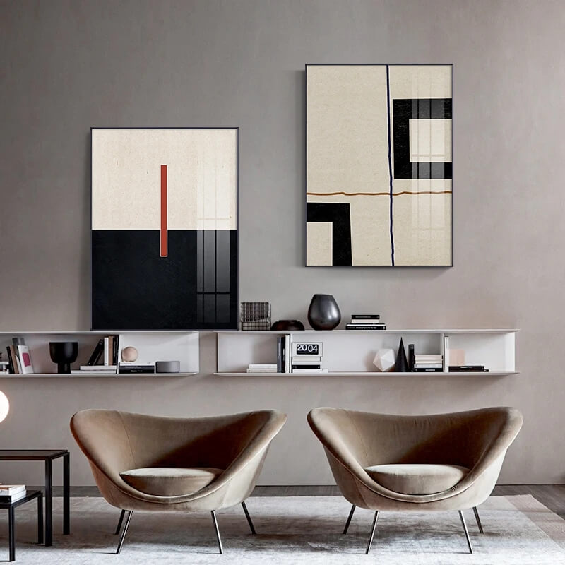Minimalist Geometric Abstract Wall Art