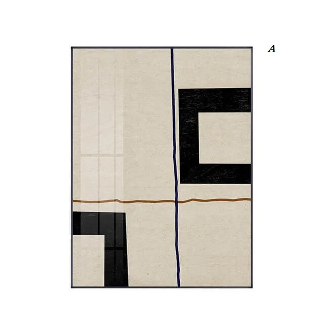 Minimalist Geometric Abstract Wall Art