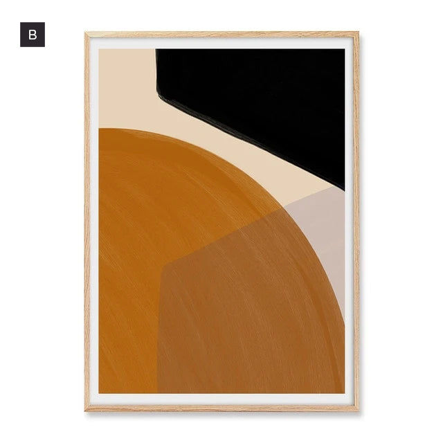 Minimalist Geometric Nordic Abstract Canvas Prints