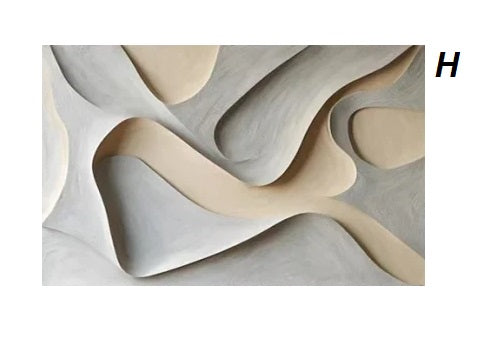 Minimalist White Abstract 3D Effect Wall Art