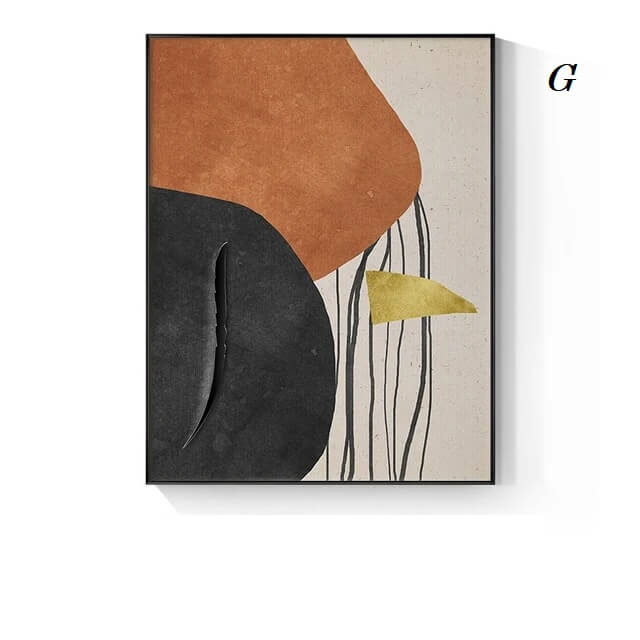 Modern Abstract Solid Color Canvas Prints
