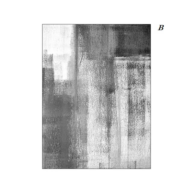 Modern Black White Concrete Abstract Wall Art