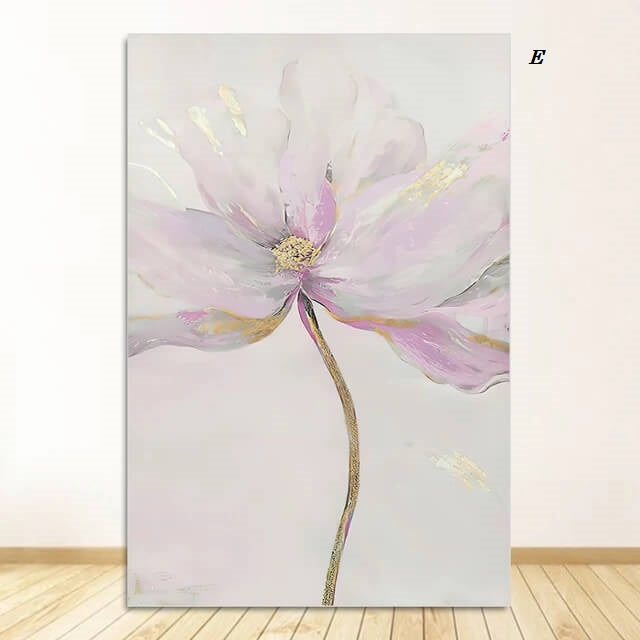 Modern Minimalist Scandinavian Flower Wall Art