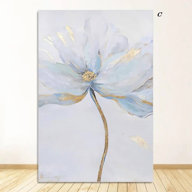 Modern Minimalist Scandinavian Flower Wall Art