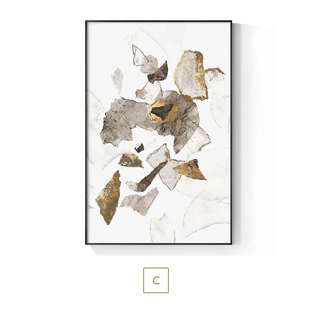 Rustic Golden Brown Upscale Canvas Prints